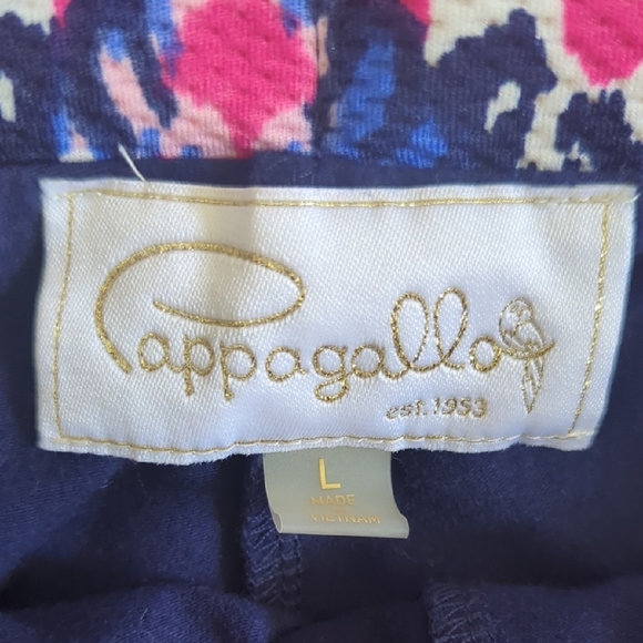 Pink and Blue Patterned Skort Resort Wear Size L pappagallo - Picture 2 of 7